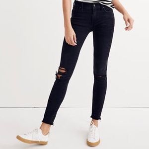 Madewell 25 TL 9” high-rise skinny jeans